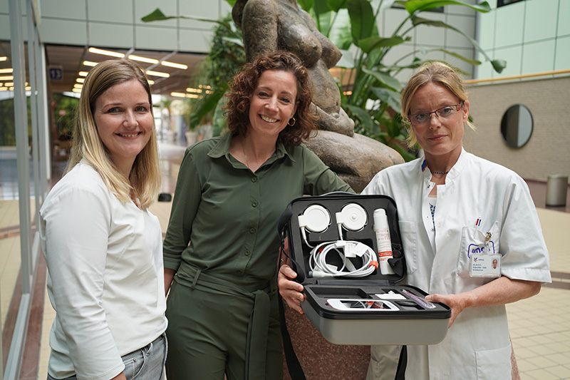V.l.n.r.: Angela Staal, Jeanette Germs en Marloes Holswilder-Olde Scholtenhuis