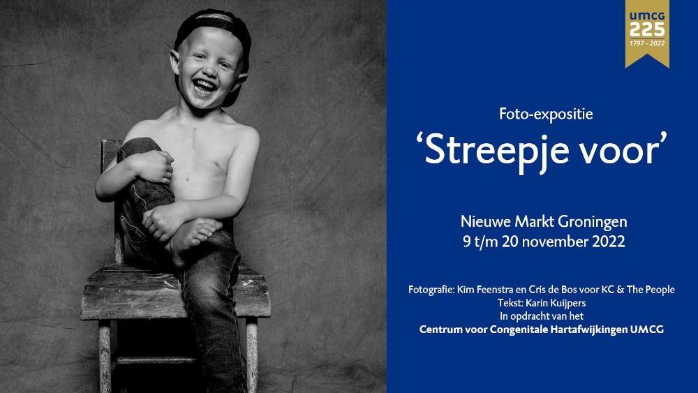 Foto expositie Streepje voor Kinderhartcentrum