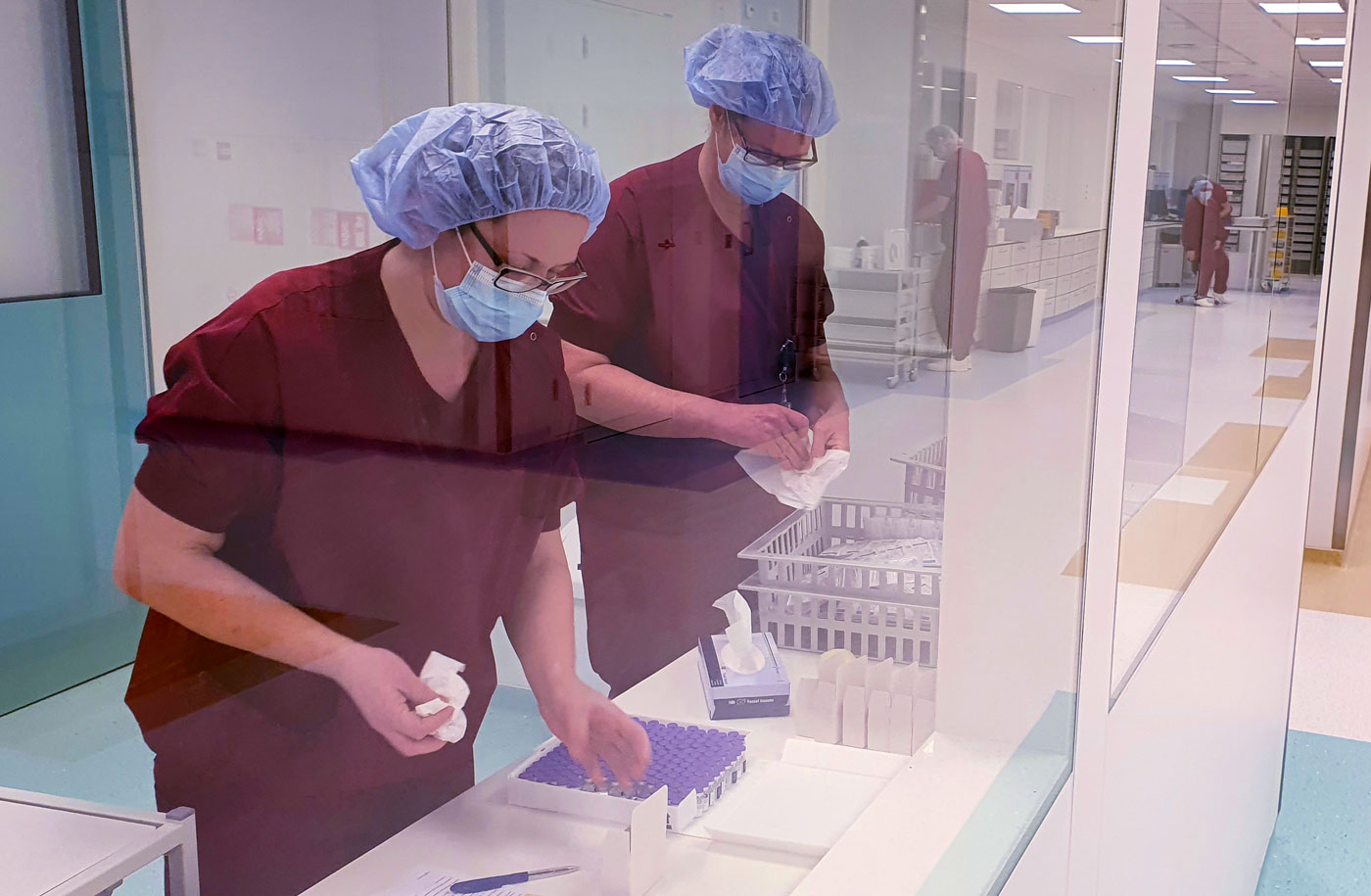 Covid-vaccin ompakken