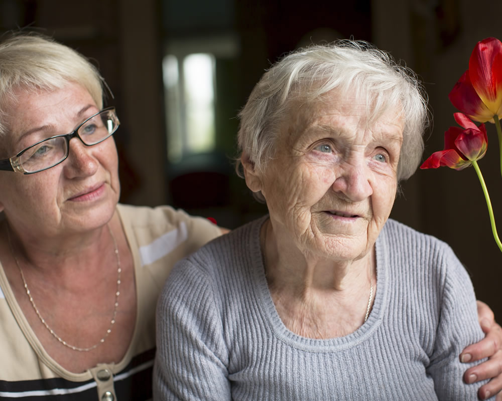 vrouw met dementie